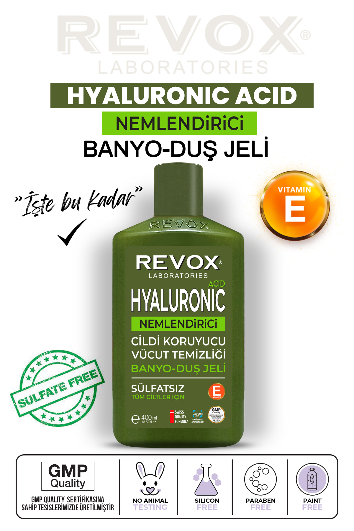 Hyaluronic Acid Nemlendirici Duş Jeli