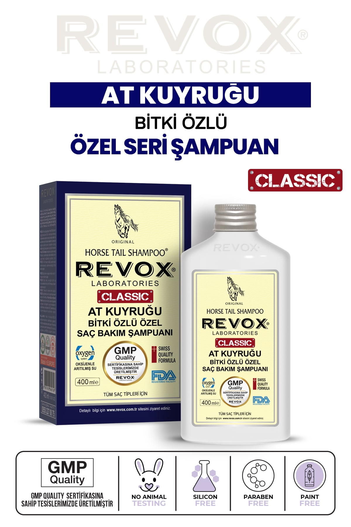 At Kuyruğu Bitki Özlü Saç Bakım Şampuanı 