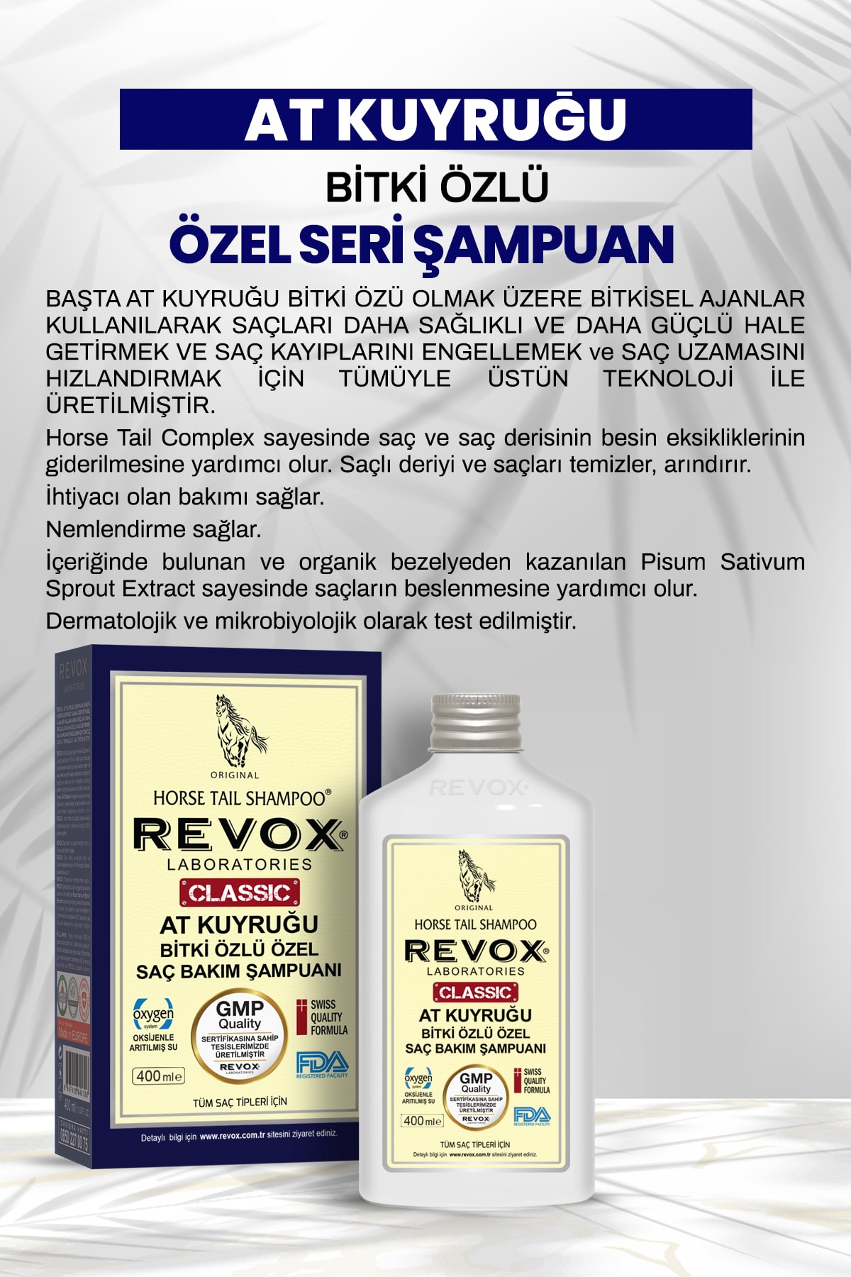 At Kuyruğu Bitki Özlü Saç Bakım Şampuanı 